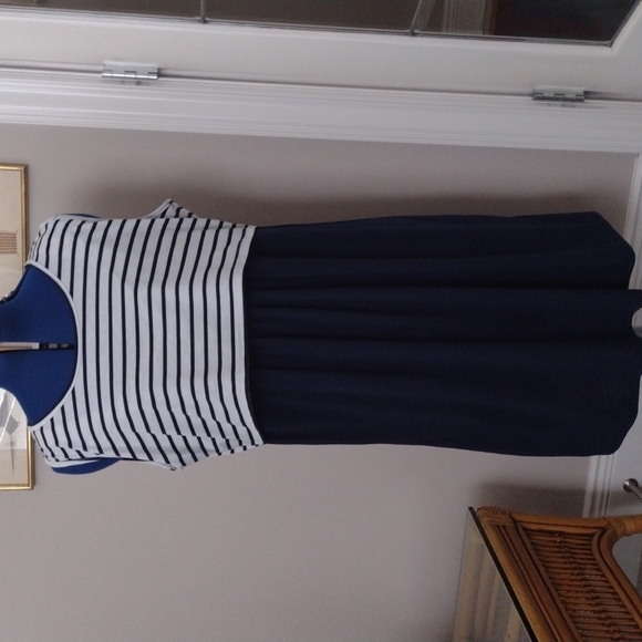 Dresses & Skirts - 🆕 PLUS Size Double Top, Elastic Waste STRETCH Striped Tank Dress!!